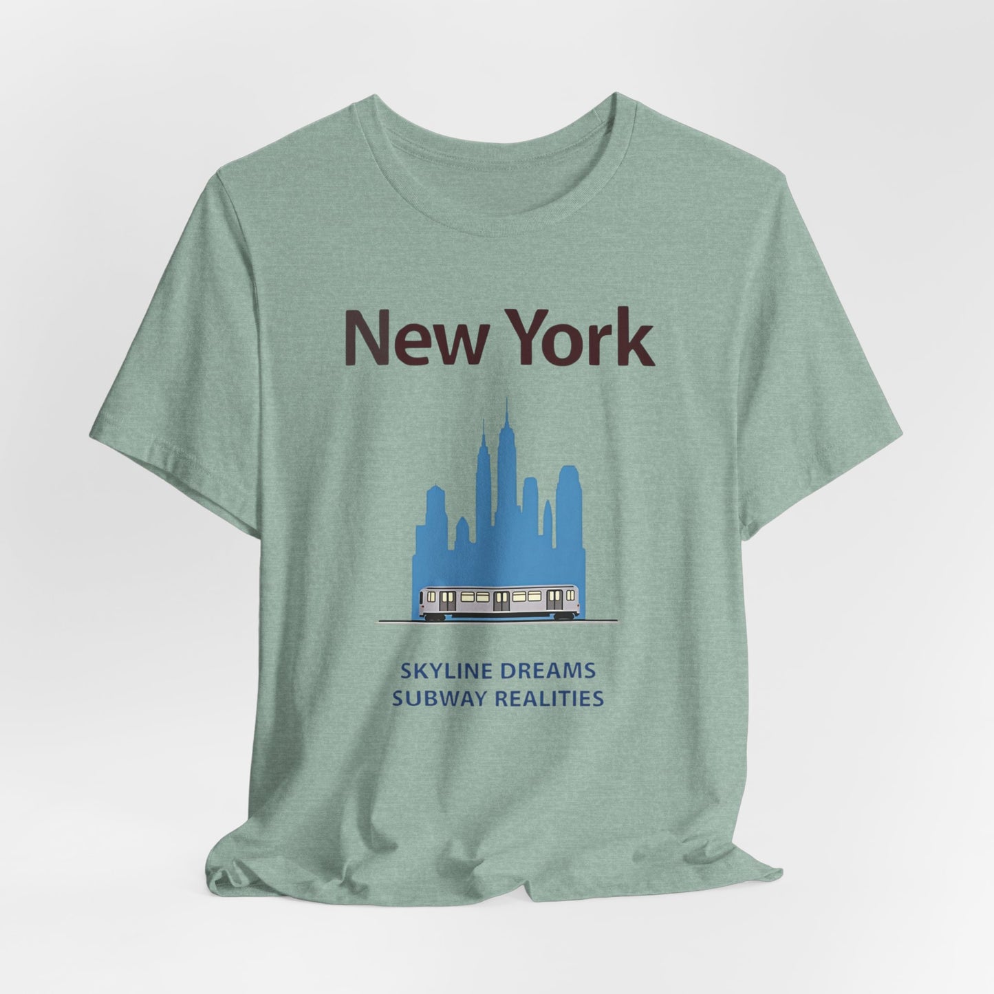 New York - Skyline Dreams, Subway Realities | T-shirt