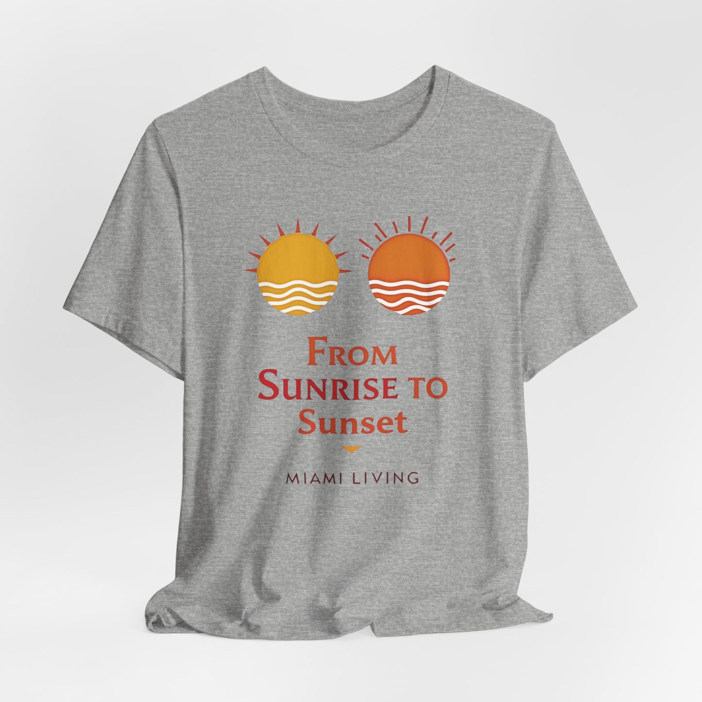 Miami Living - From Sunrise to Sunset III | T-shirt