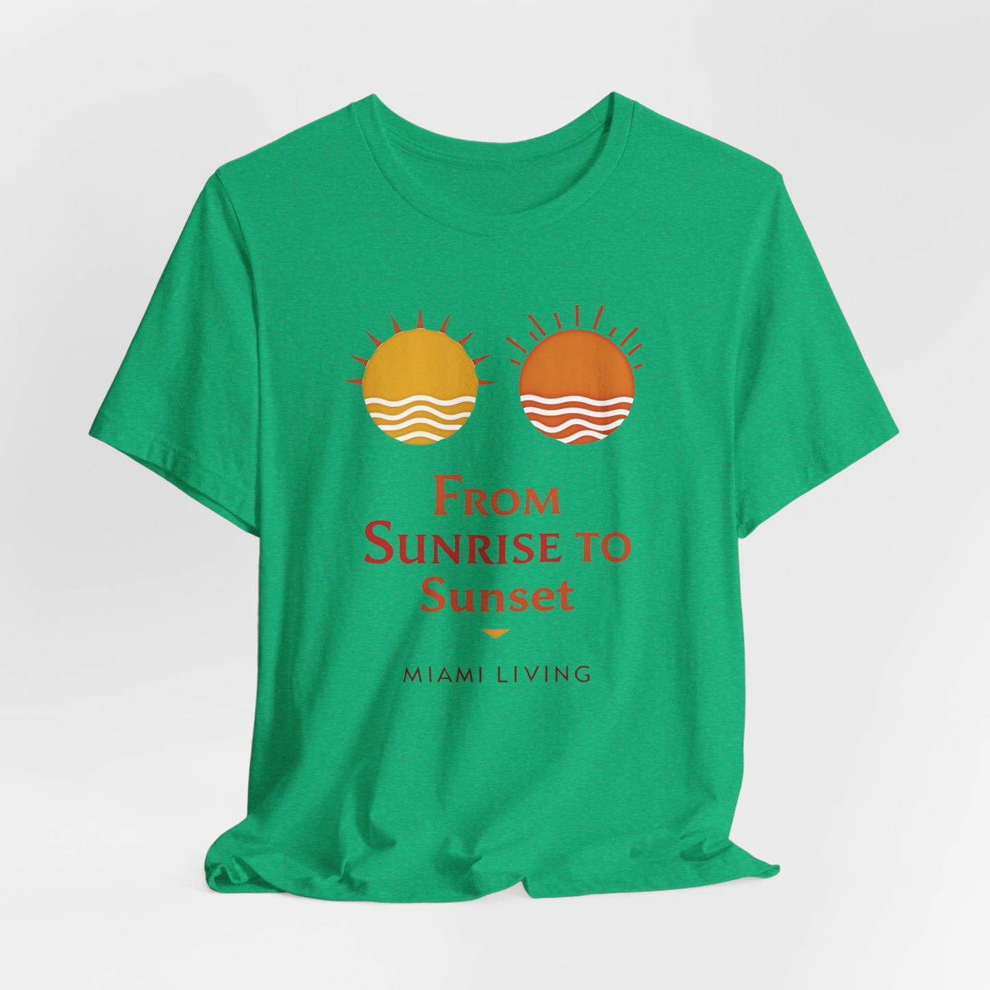 Miami Living - From Sunrise to Sunset III | T-shirt