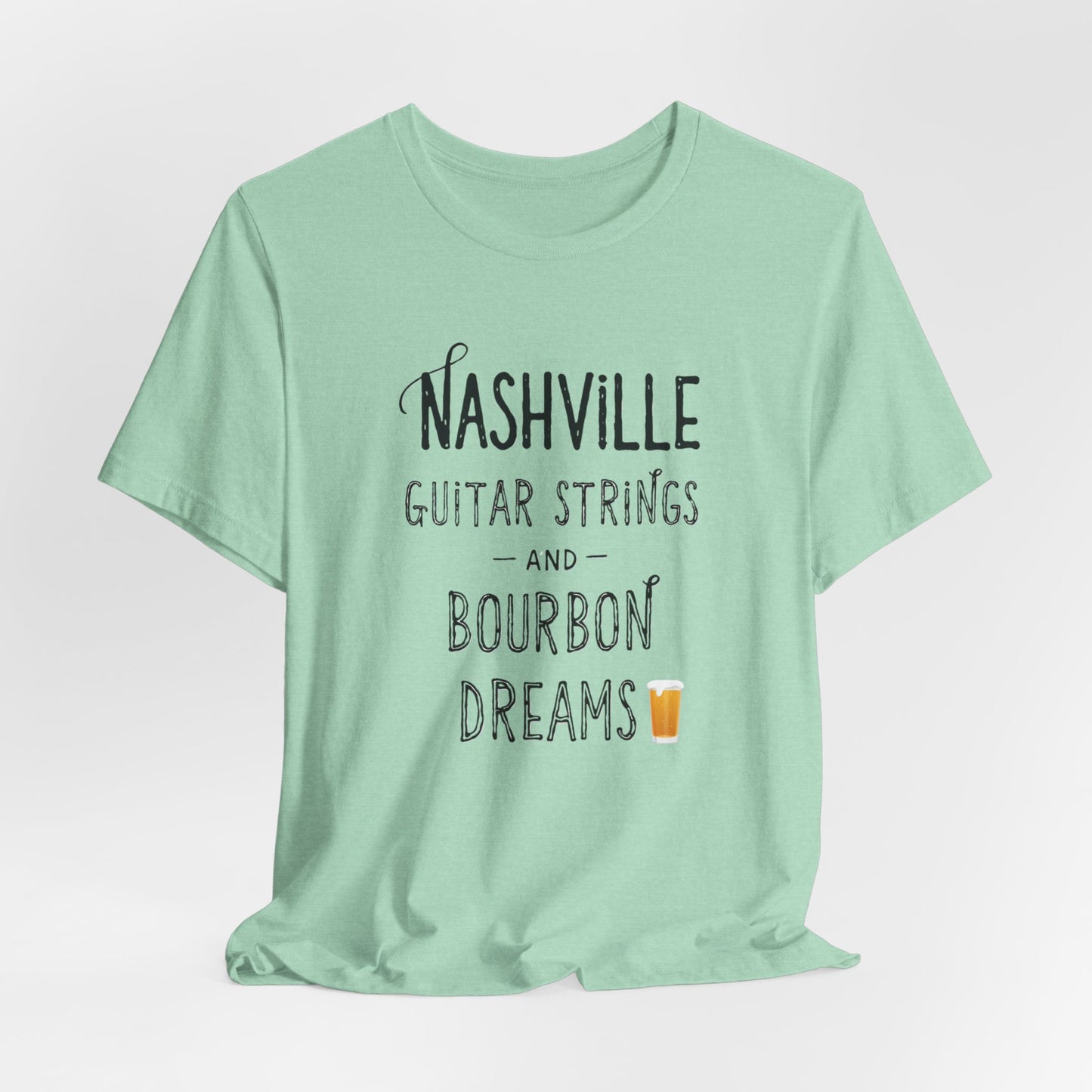 Nashville - Guitar Strings & Bourbon Dreams  | T-shirt