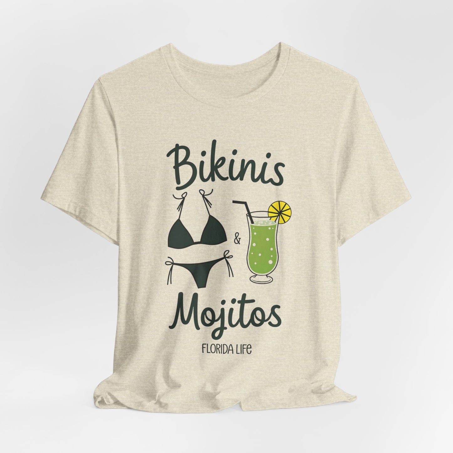 Florida - Bikinis and Mojitos Life T-Shirt | Fun Beach Vibes Tee