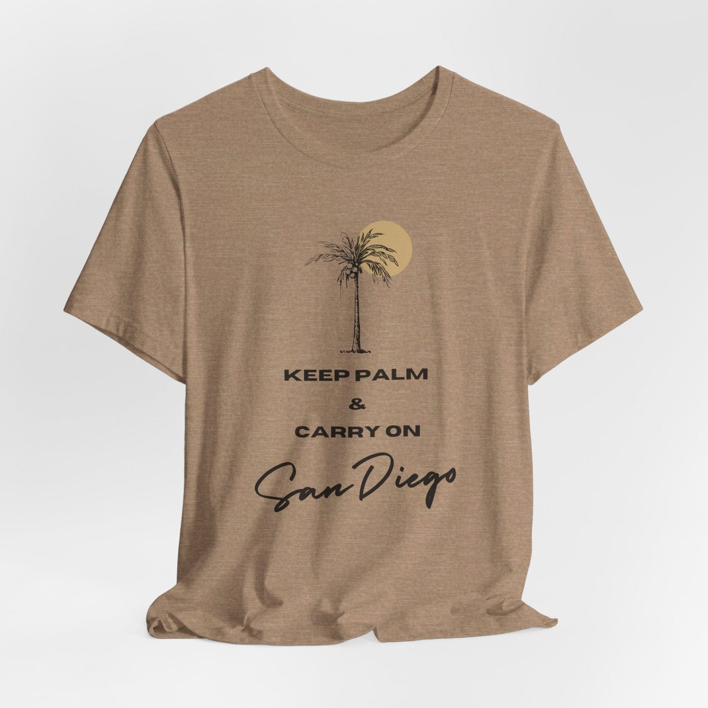 San Diego - Keep Palm & Carry On | T-Shirt