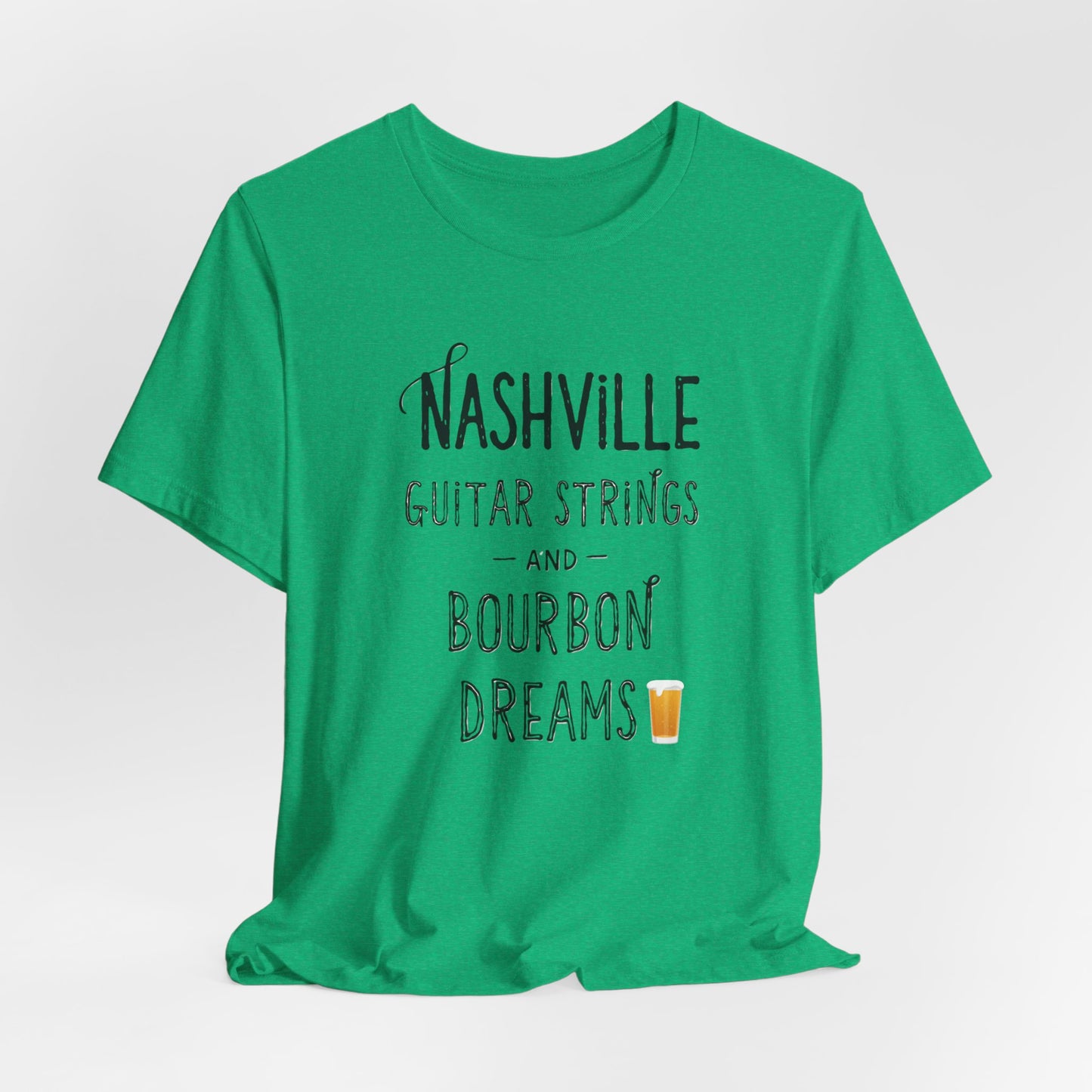 Nashville - Guitar Strings & Bourbon Dreams  | T-shirt