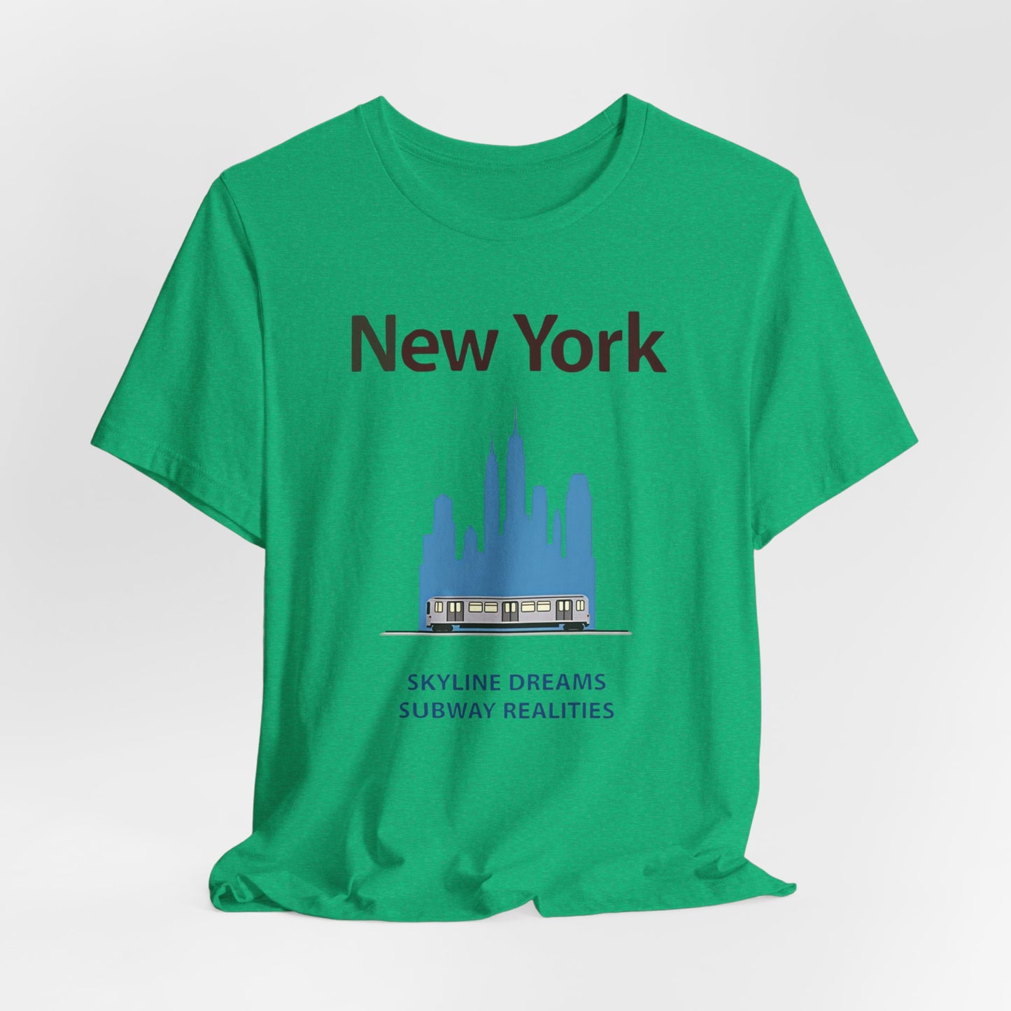 New York - Skyline Dreams, Subway Realities | T-shirt