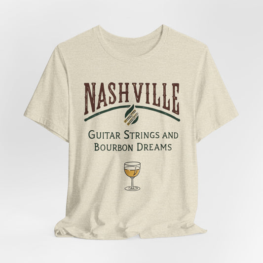 Nashville - Guitar Strings & Bourbon Dreams II | T-shirt