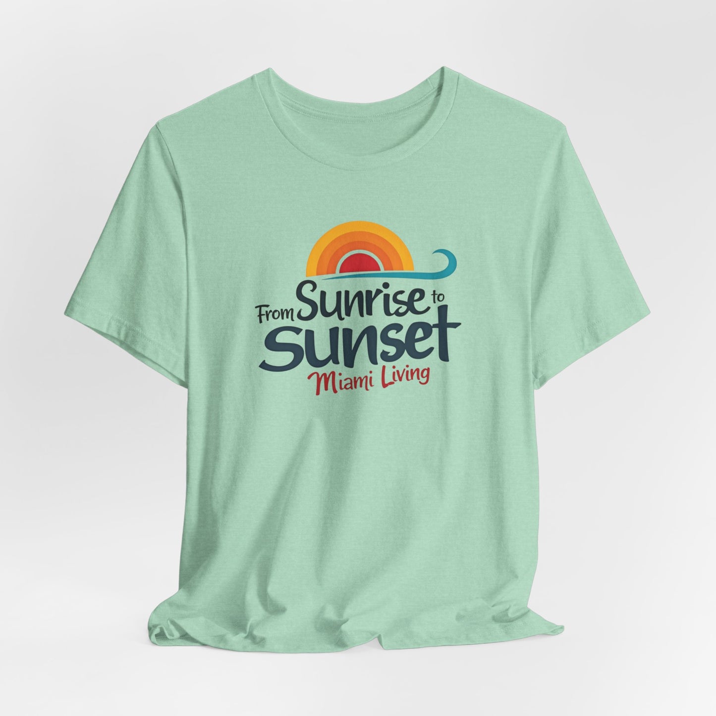 Miami Living - From Sunrise to Sunset II | T-shirt