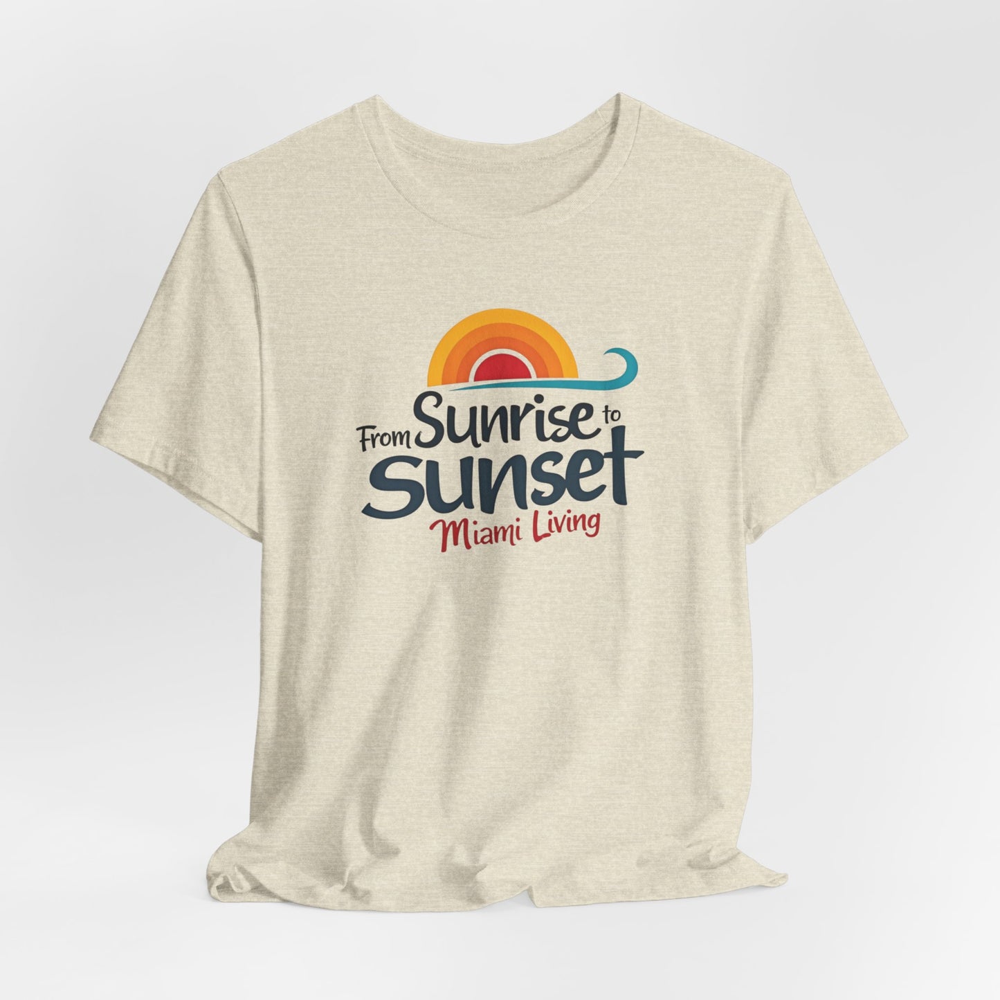 Miami Living - From Sunrise to Sunset II | T-shirt