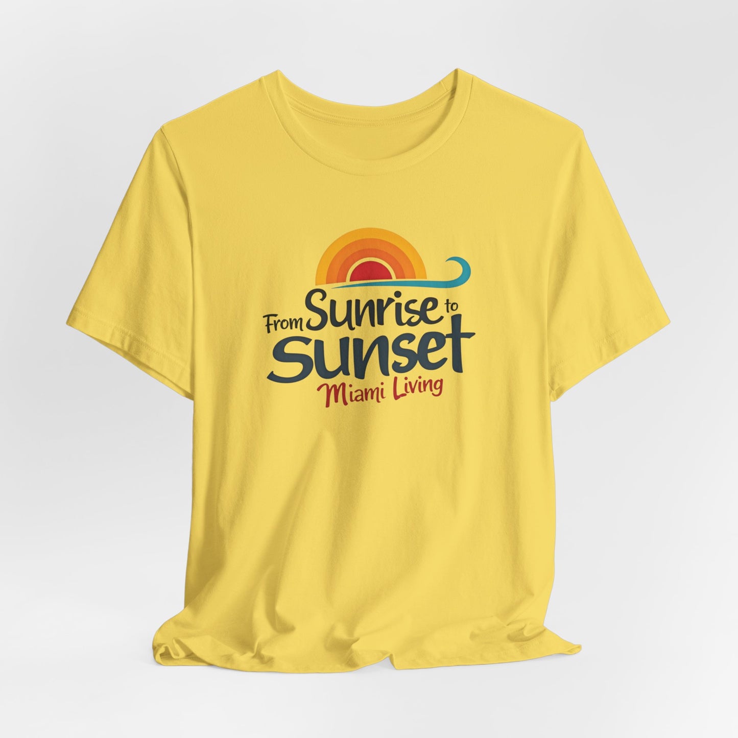 Miami Living - From Sunrise to Sunset II | T-shirt