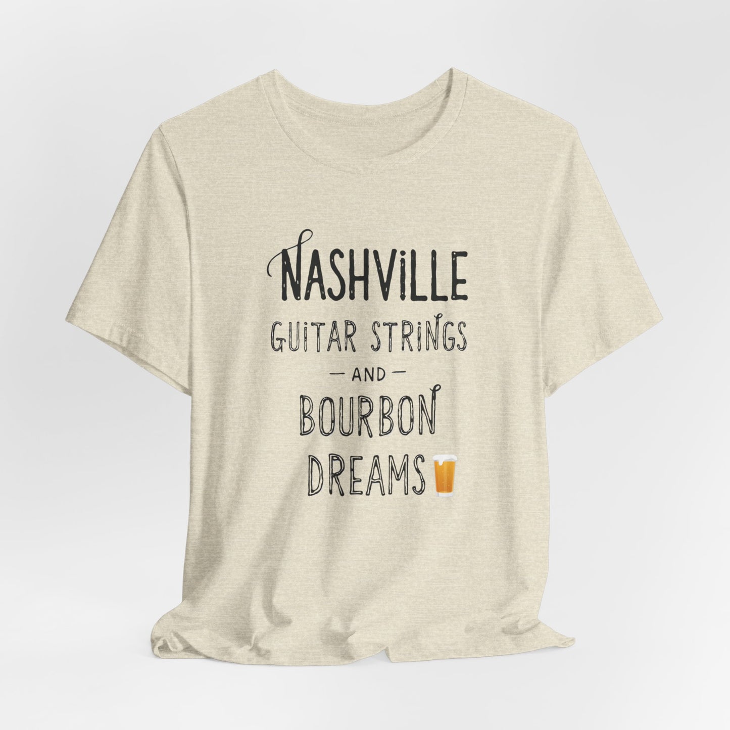 Nashville - Guitar Strings & Bourbon Dreams  | T-shirt