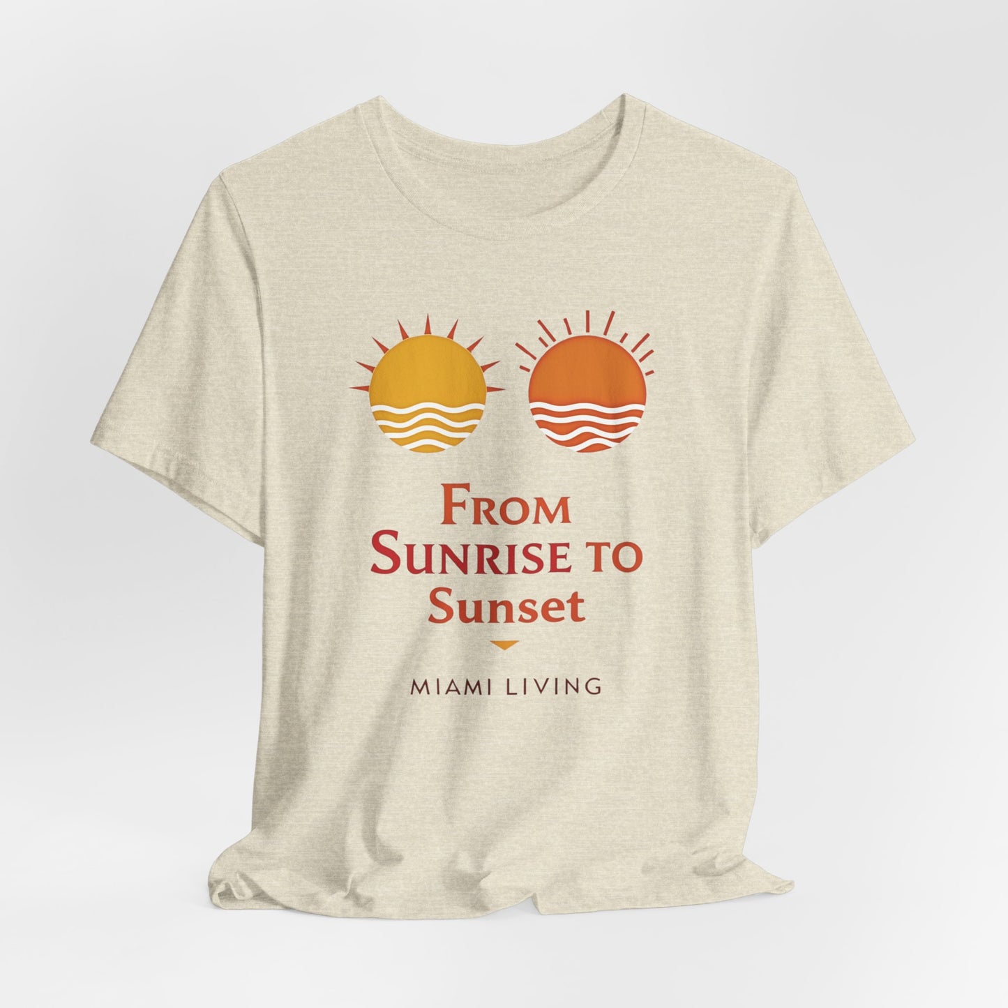 Miami Living - From Sunrise to Sunset III | T-shirt