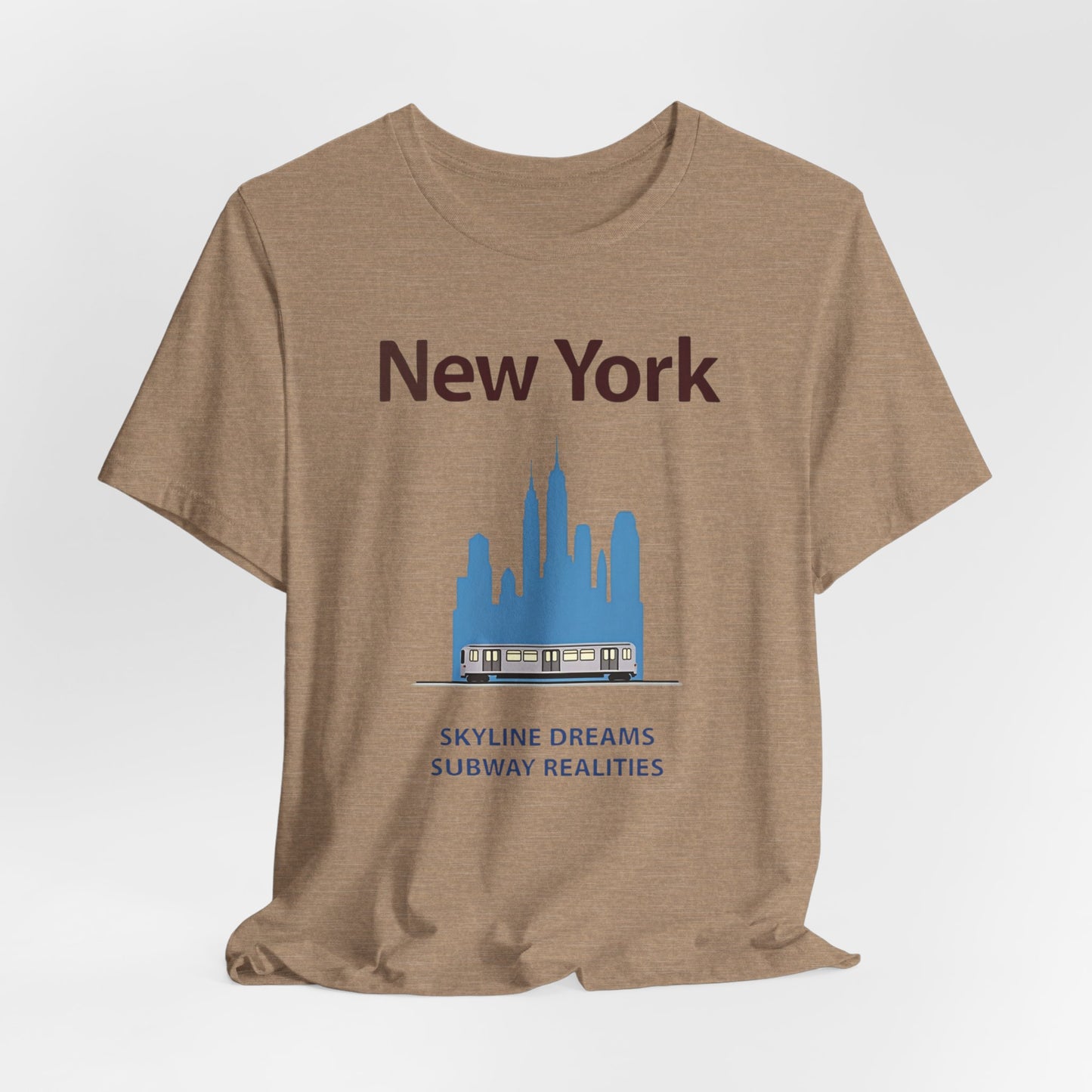 New York - Skyline Dreams, Subway Realities | T-shirt