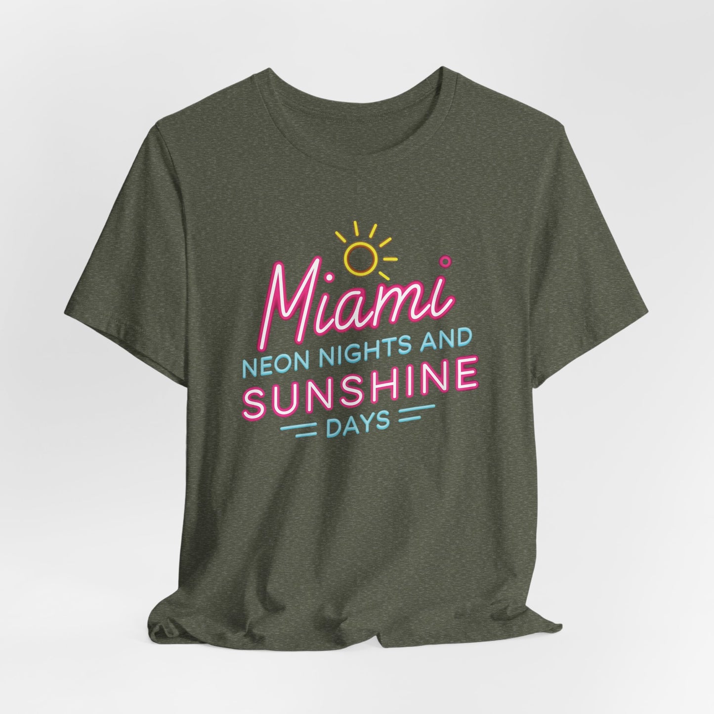 Miami - Neon Nights and Sunshine Days | T-shirt