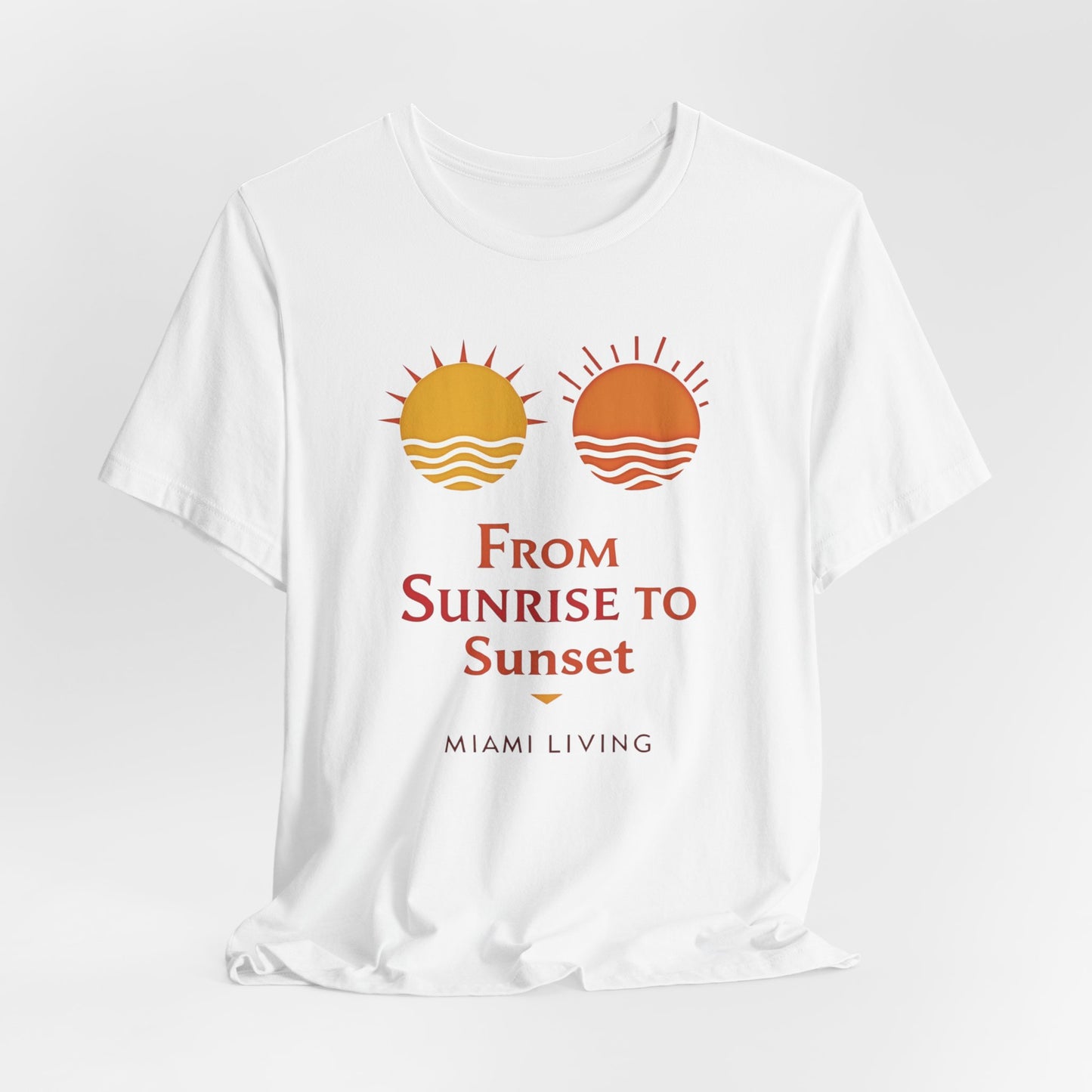 Miami Living - From Sunrise to Sunset III | T-shirt