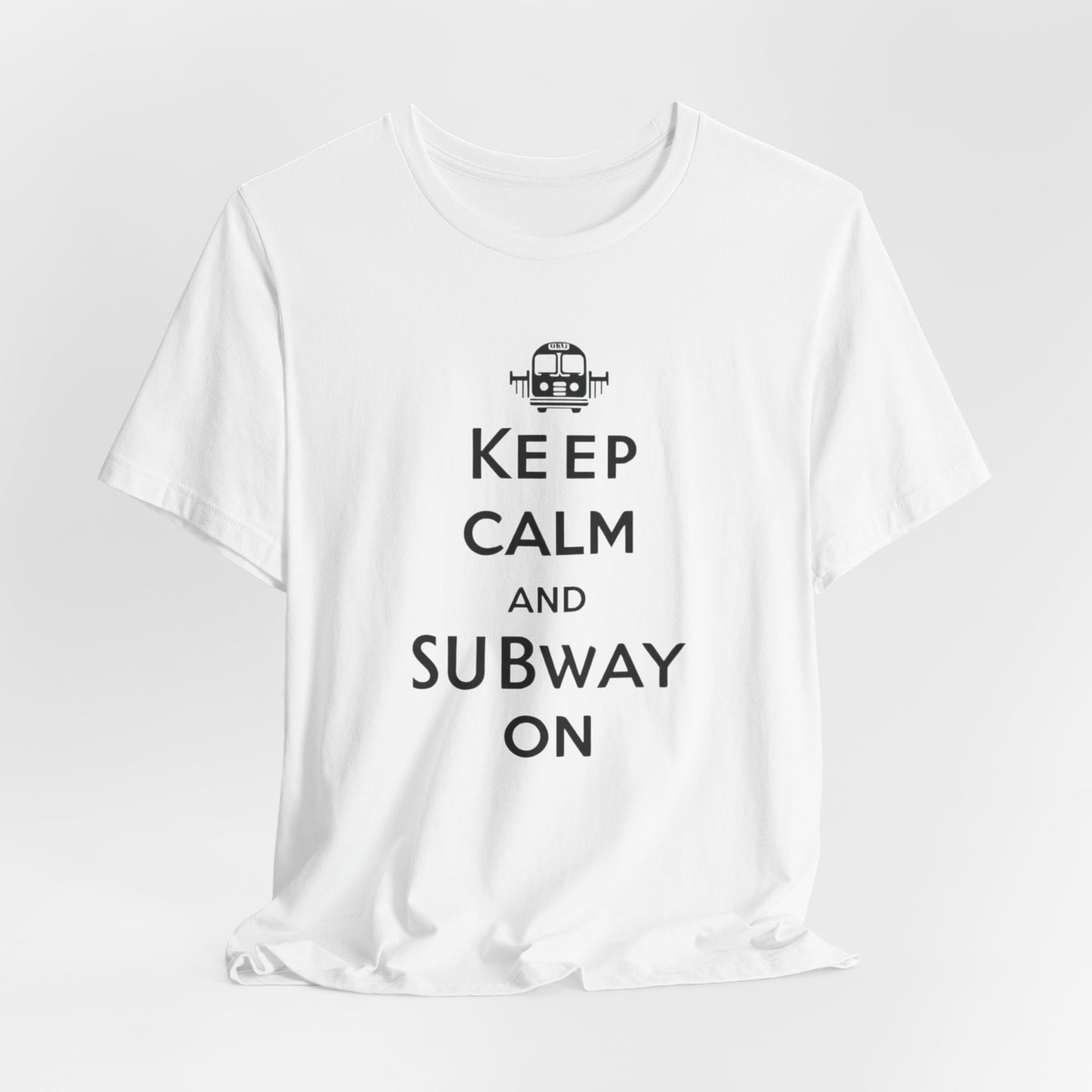 New York - Keep Calm and Subway On | T-shirt