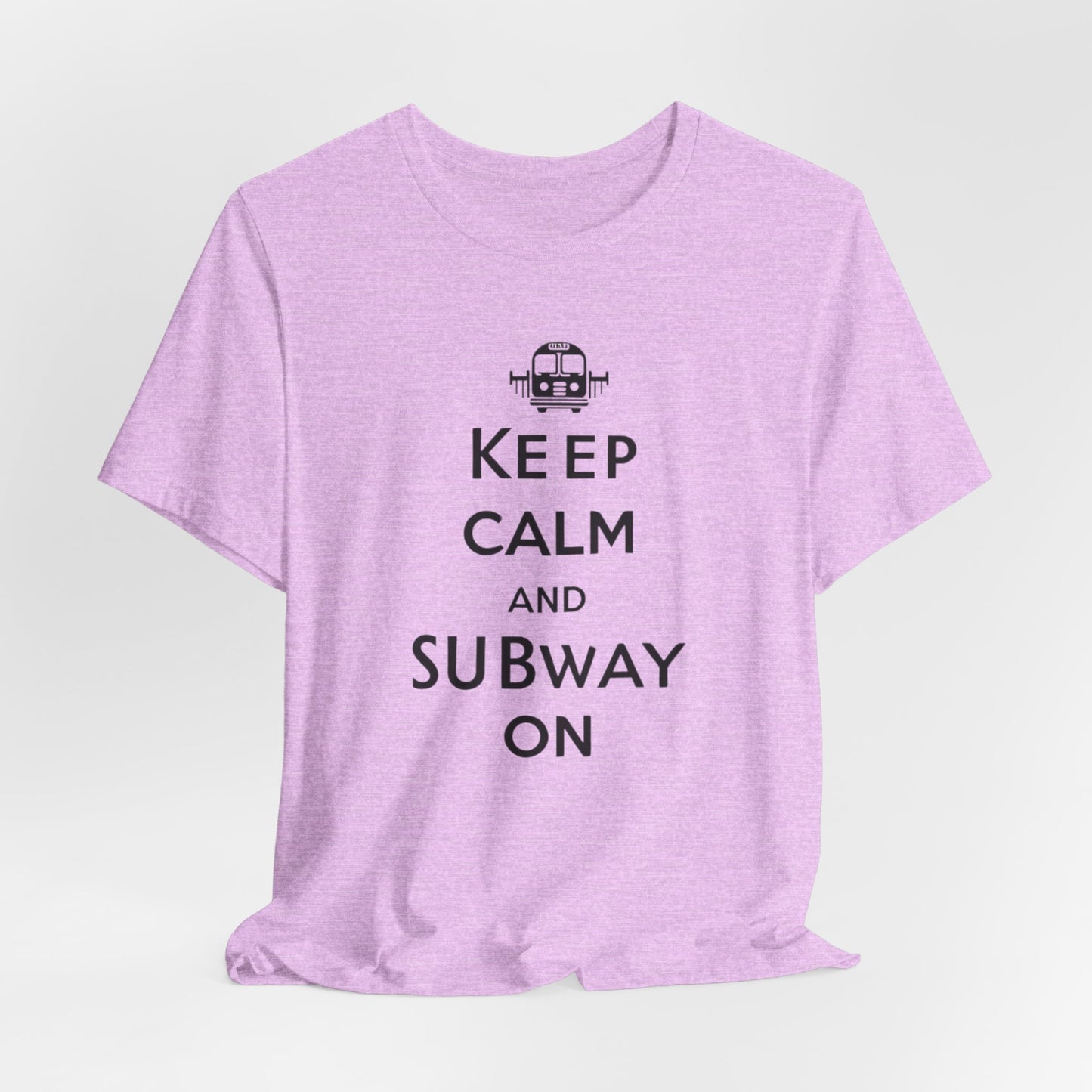 New York - Keep Calm and Subway On | T-shirt