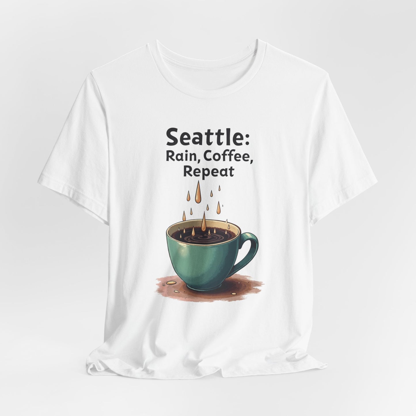 Seattle - Rain Coffee Repeat | T-shirt