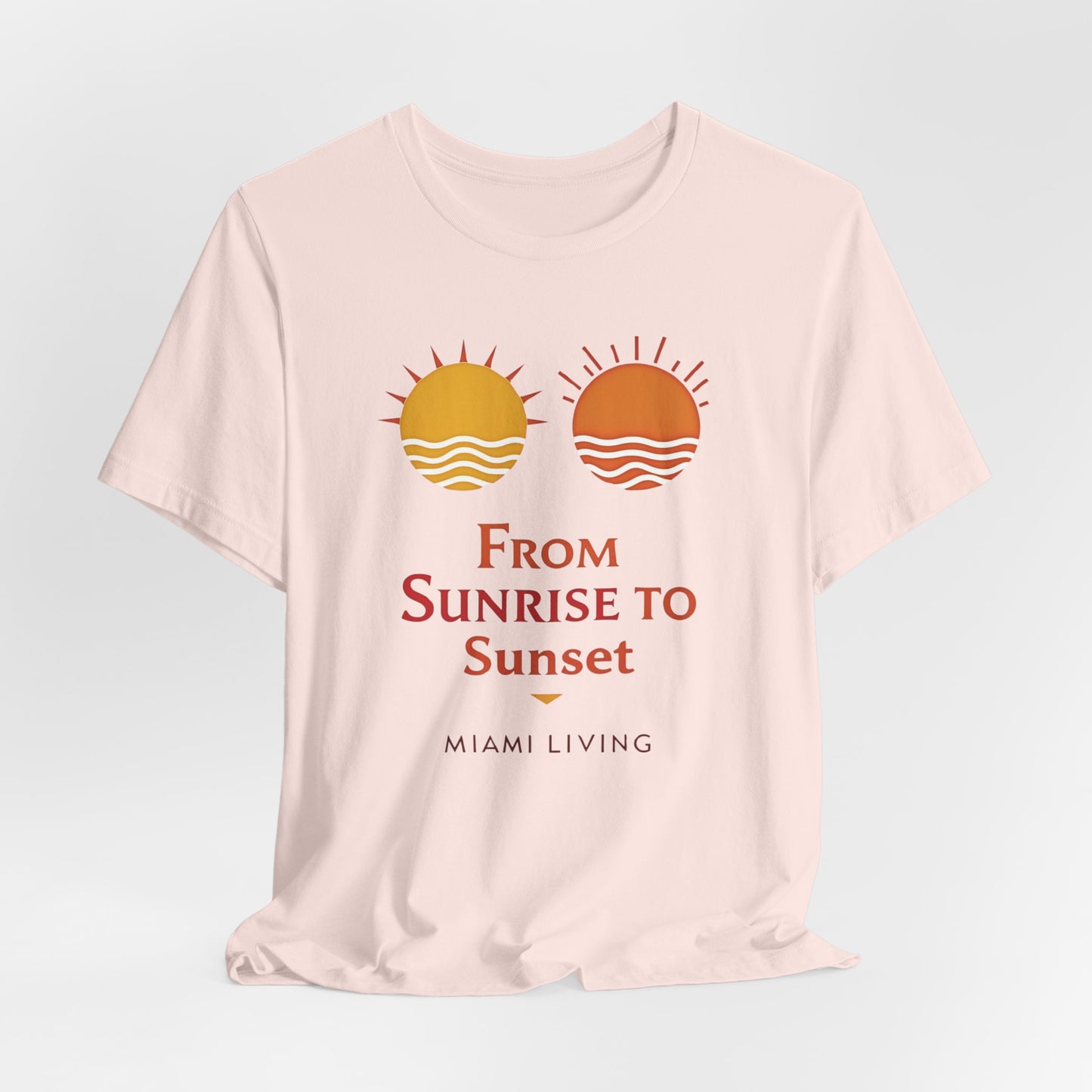 Miami Living - From Sunrise to Sunset III | T-shirt