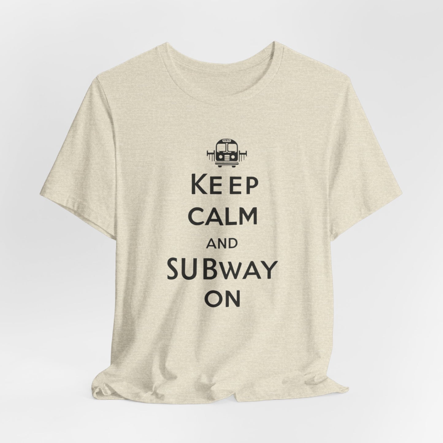 New York - Keep Calm and Subway On | T-shirt