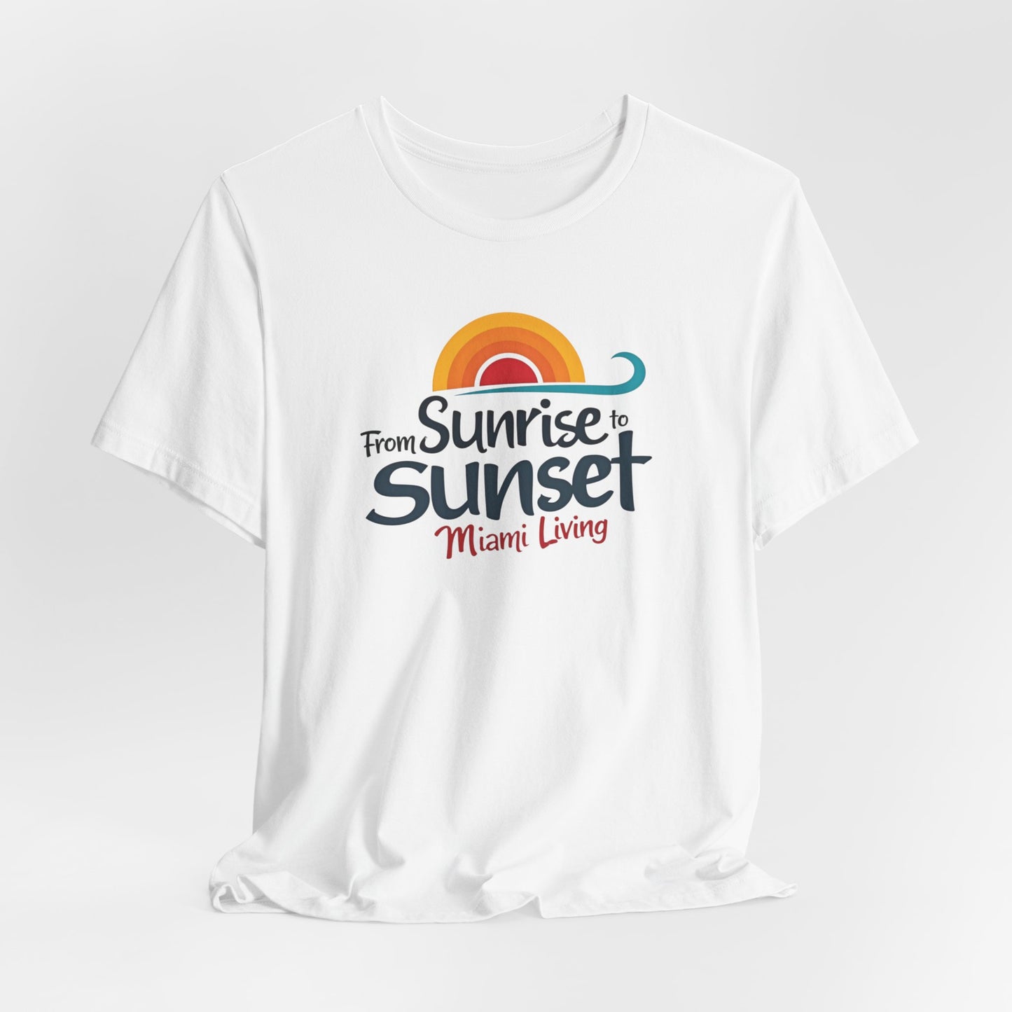 Miami Living - From Sunrise to Sunset II | T-shirt