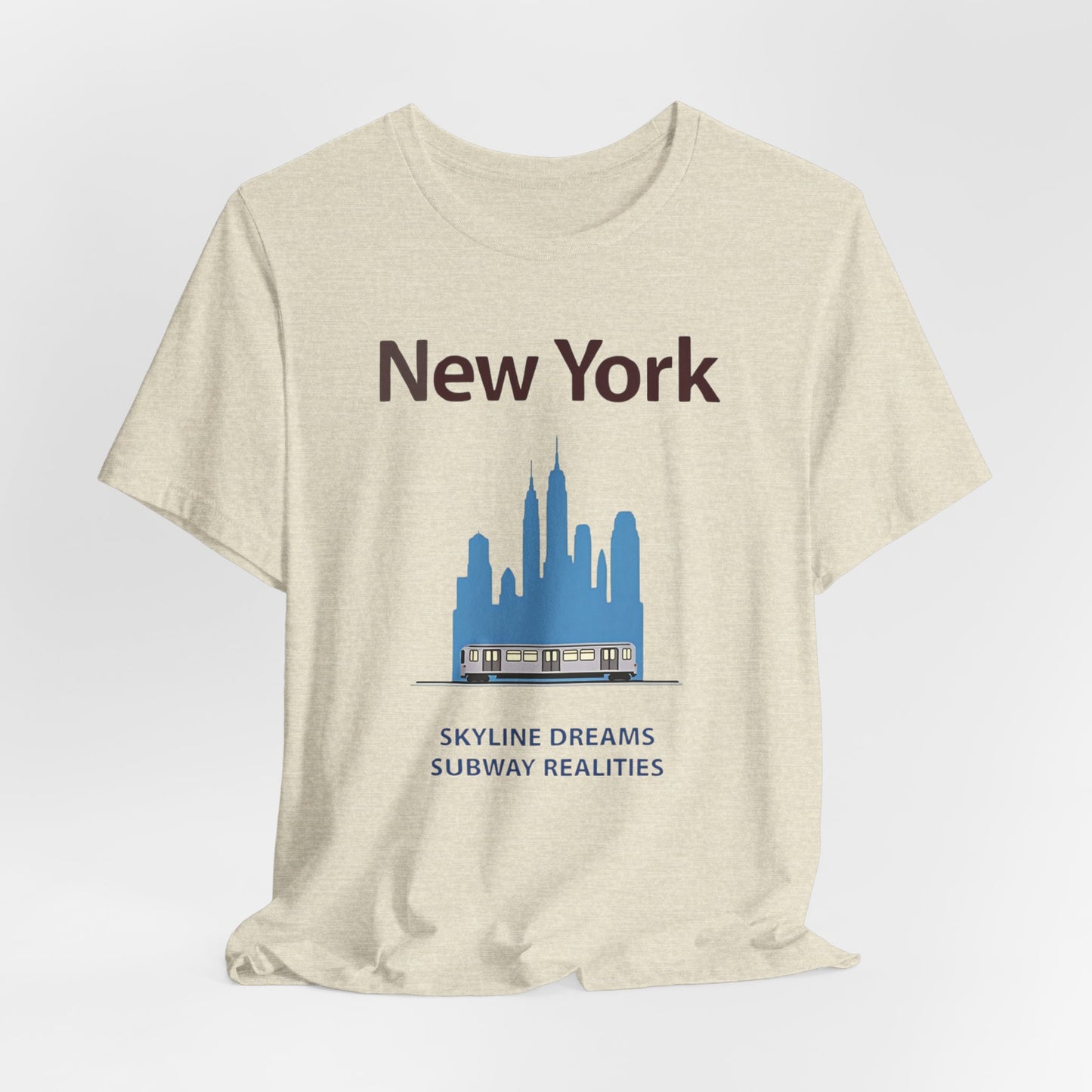 New York - Skyline Dreams, Subway Realities | T-shirt