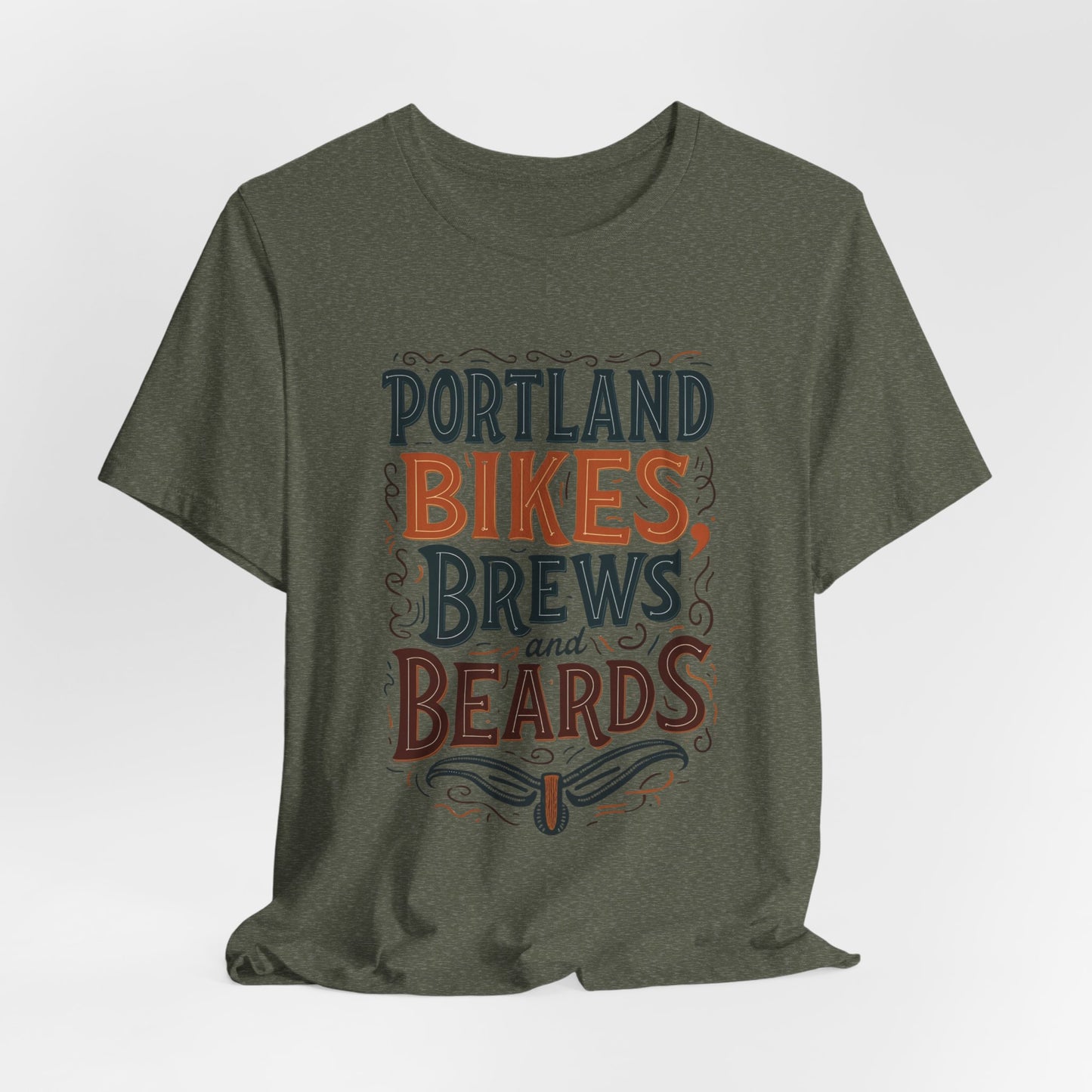 Portland - Bikes, Brews & Beards II | T-shirt