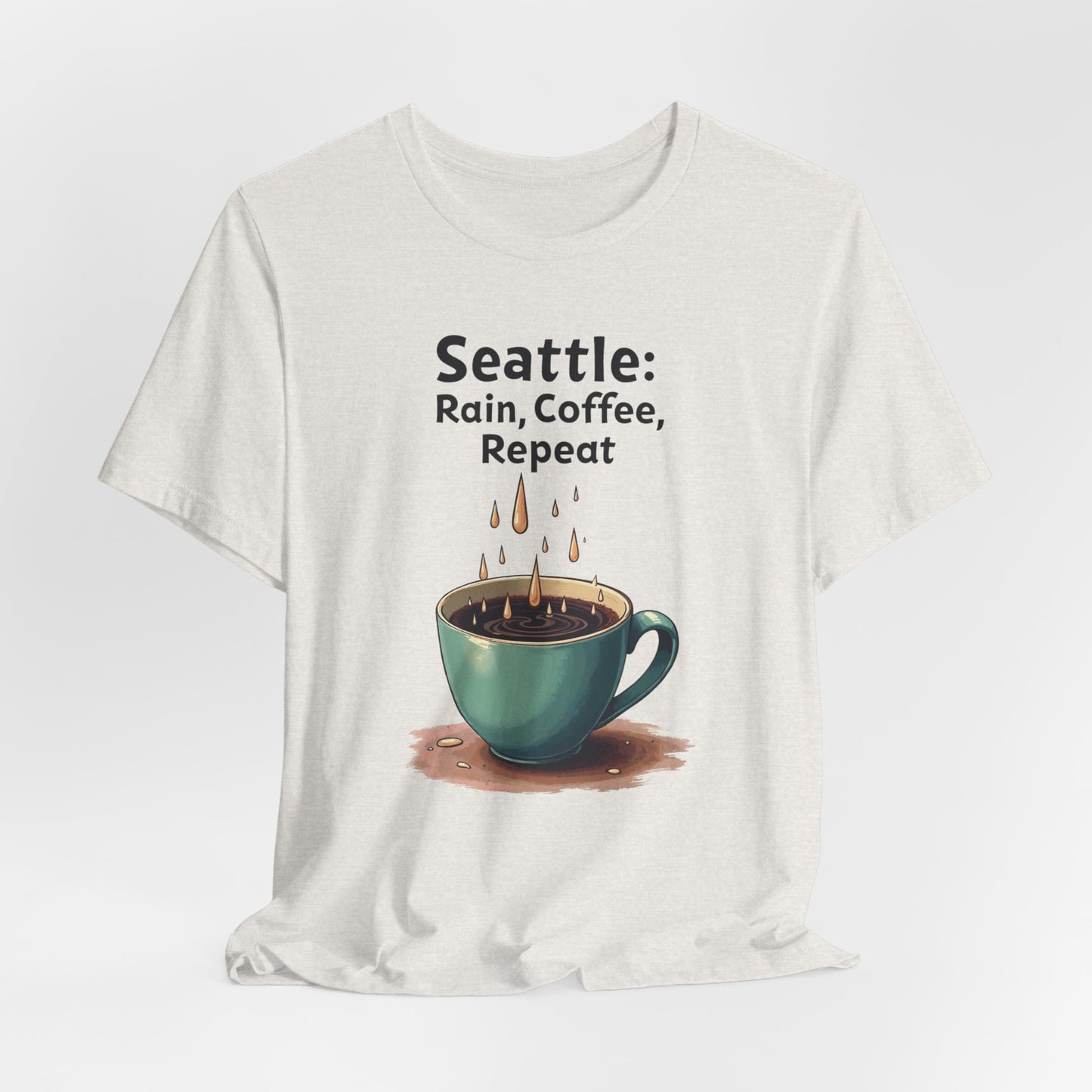 Seattle - Rain Coffee Repeat | T-shirt