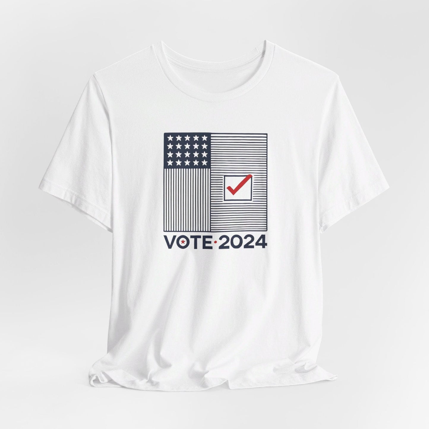 Vote 2024 - American Flag Checkmark - U.S Elections | T-Shirt