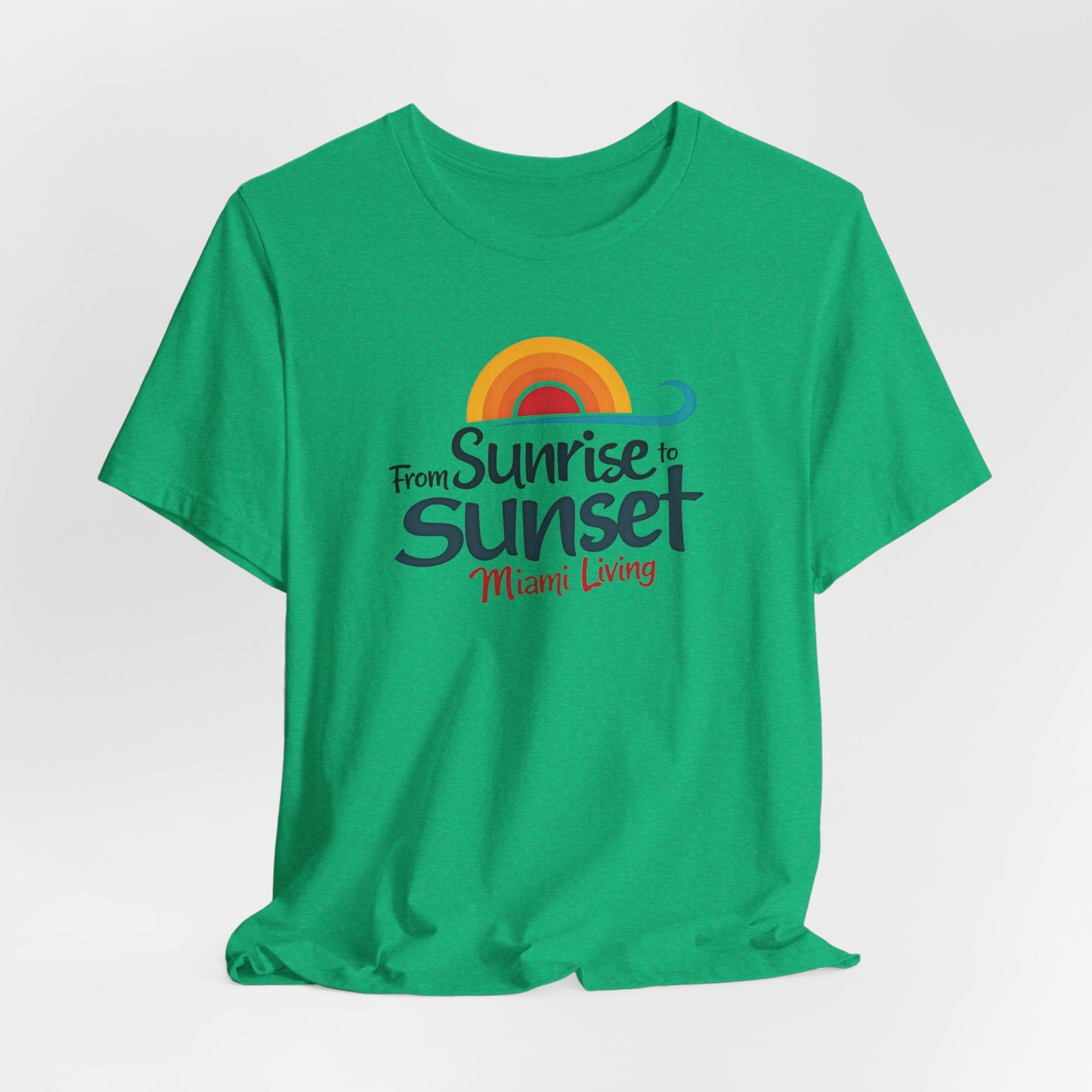 Miami Living - From Sunrise to Sunset II | T-shirt