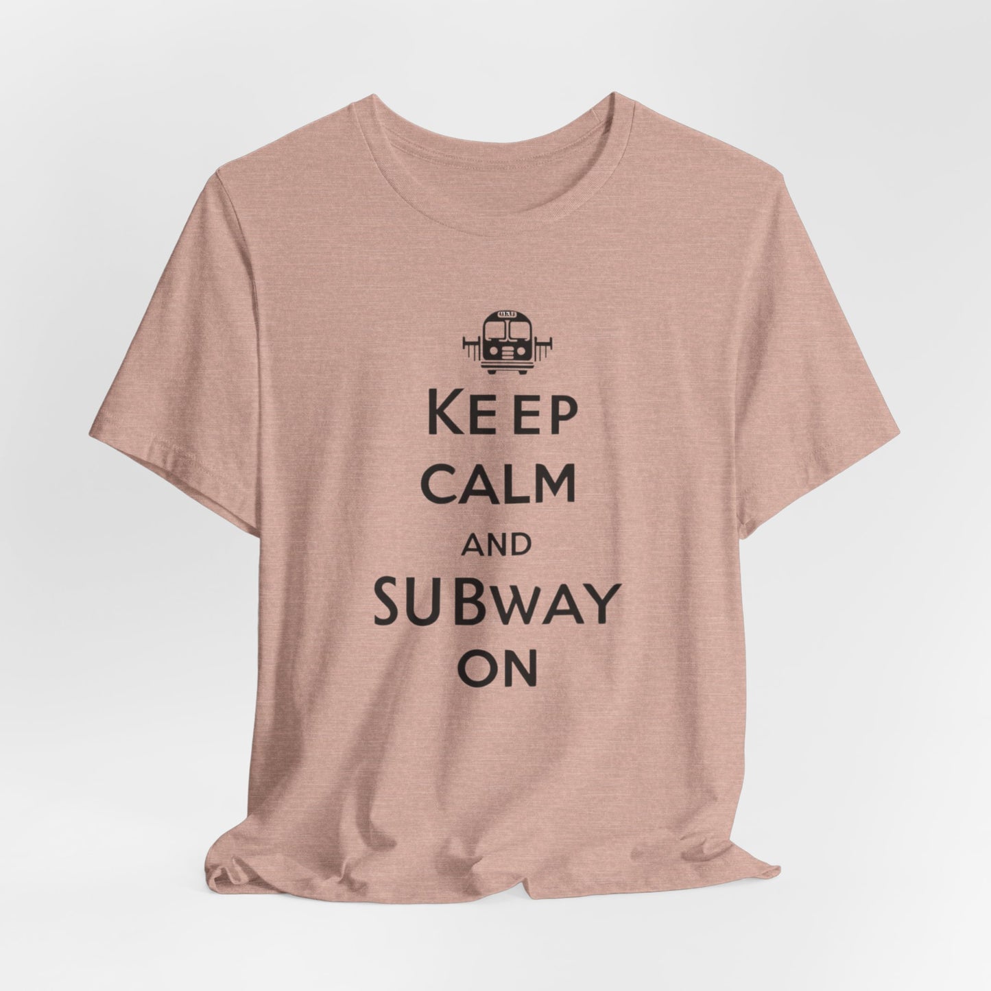 New York - Keep Calm and Subway On | T-shirt