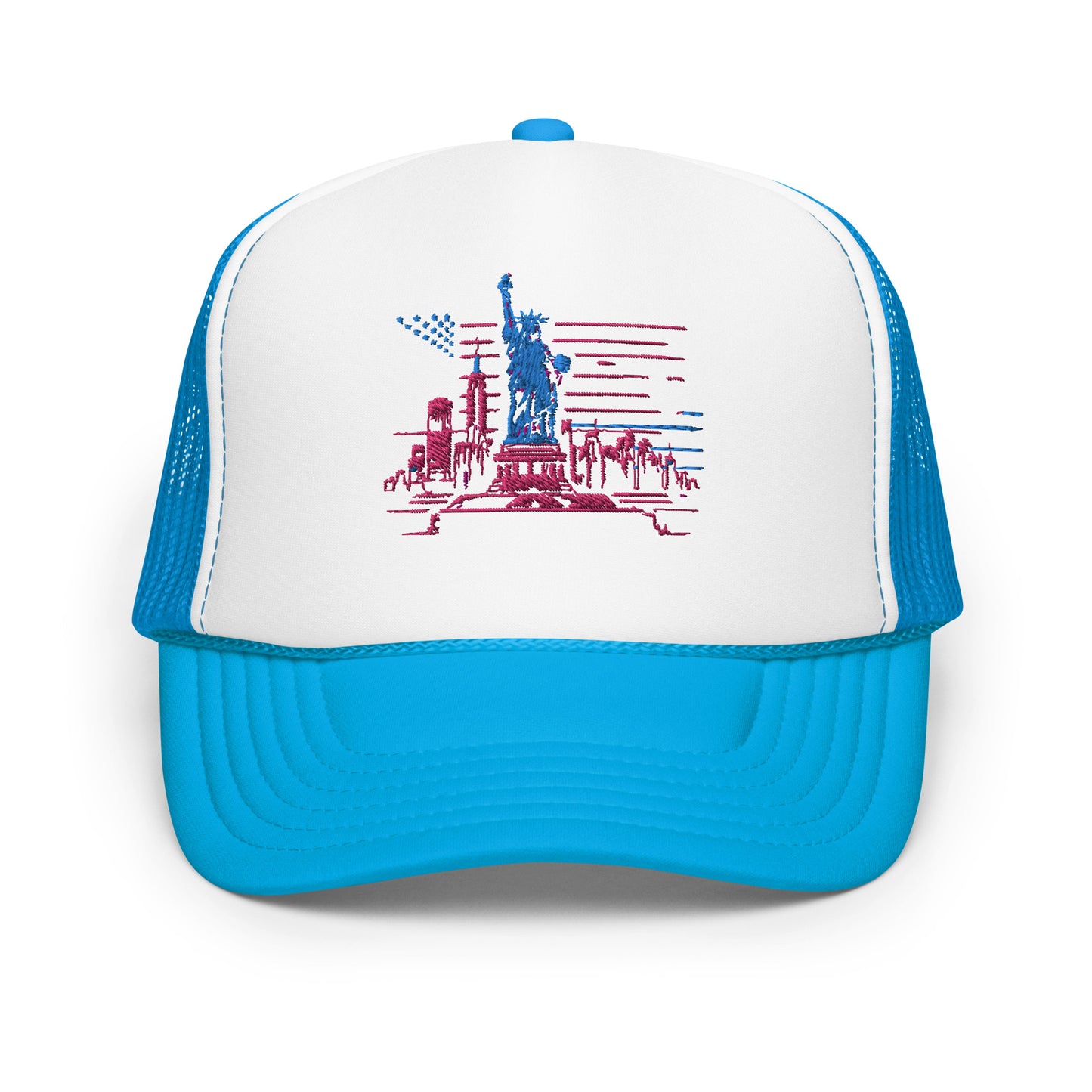 New York City Neon Skyline - Vibrant Urban Pride | Hat