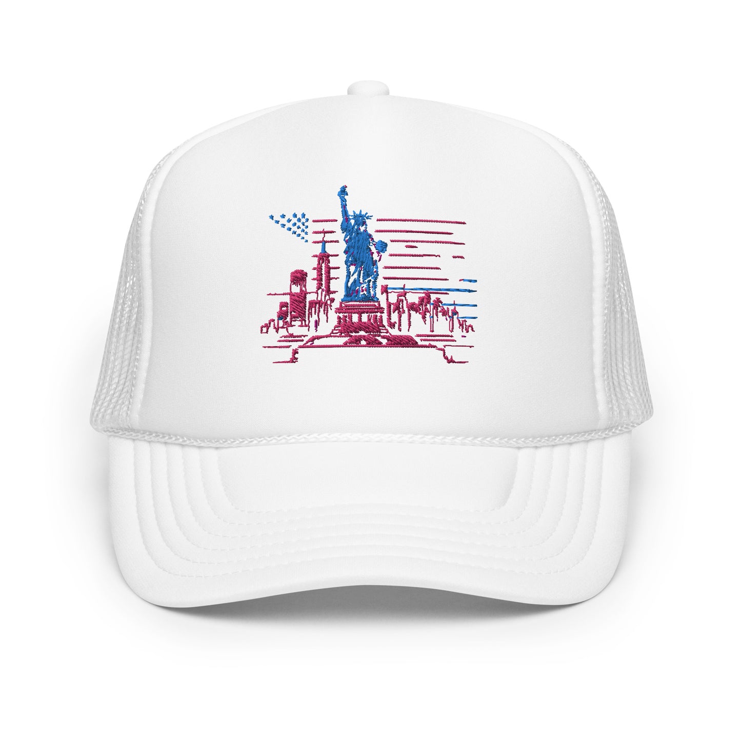 New York City Neon Skyline - Vibrant Urban Pride | Hat